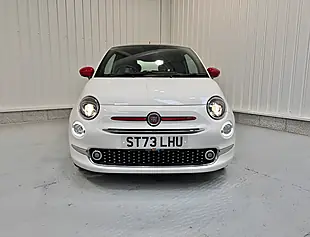 Used 2023 Fiat 500 Red Bossa Nova White - Interior and Exterior details 2