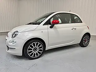 Used 2023 Fiat 500 Red Bossa Nova White - Interior and Exterior details 3
