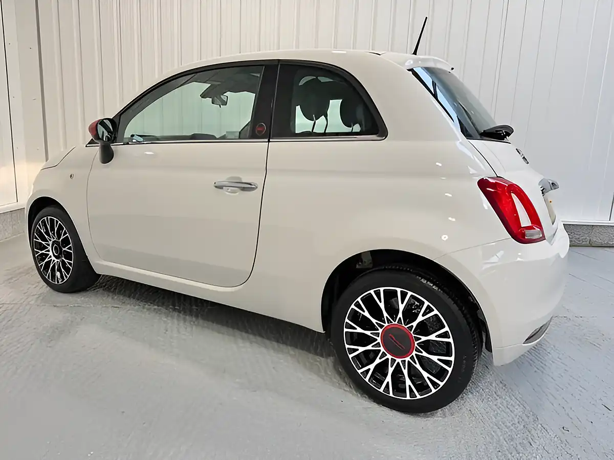 Used 2023 Fiat 500 Red Bossa Nova White - Interior and Exterior details 7