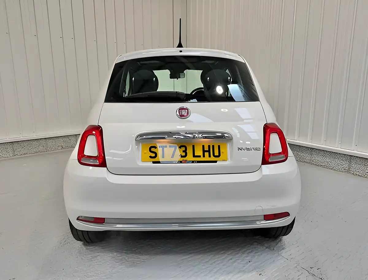 Used 2023 Fiat 500 Red Bossa Nova White - Interior and Exterior details 8