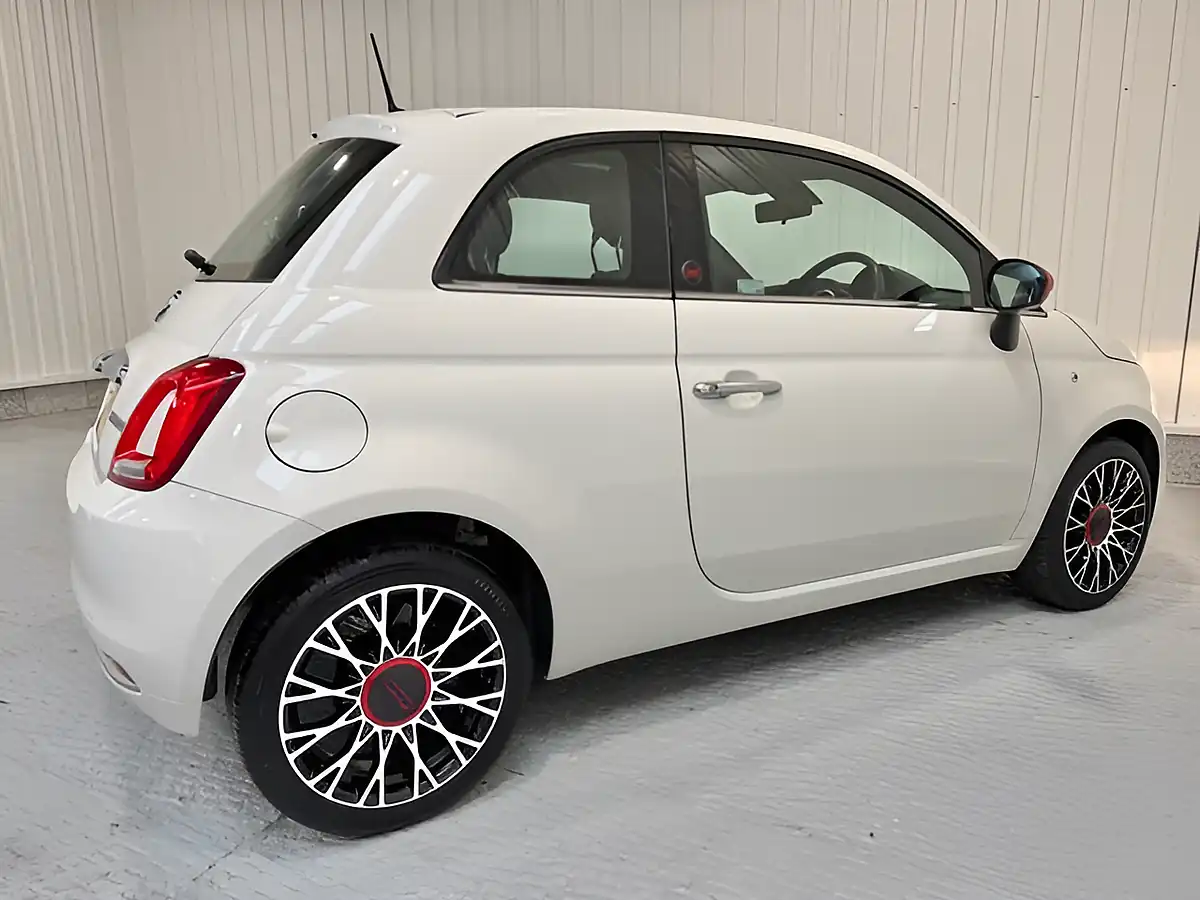 Used 2023 Fiat 500 Red Bossa Nova White - Interior and Exterior details 9