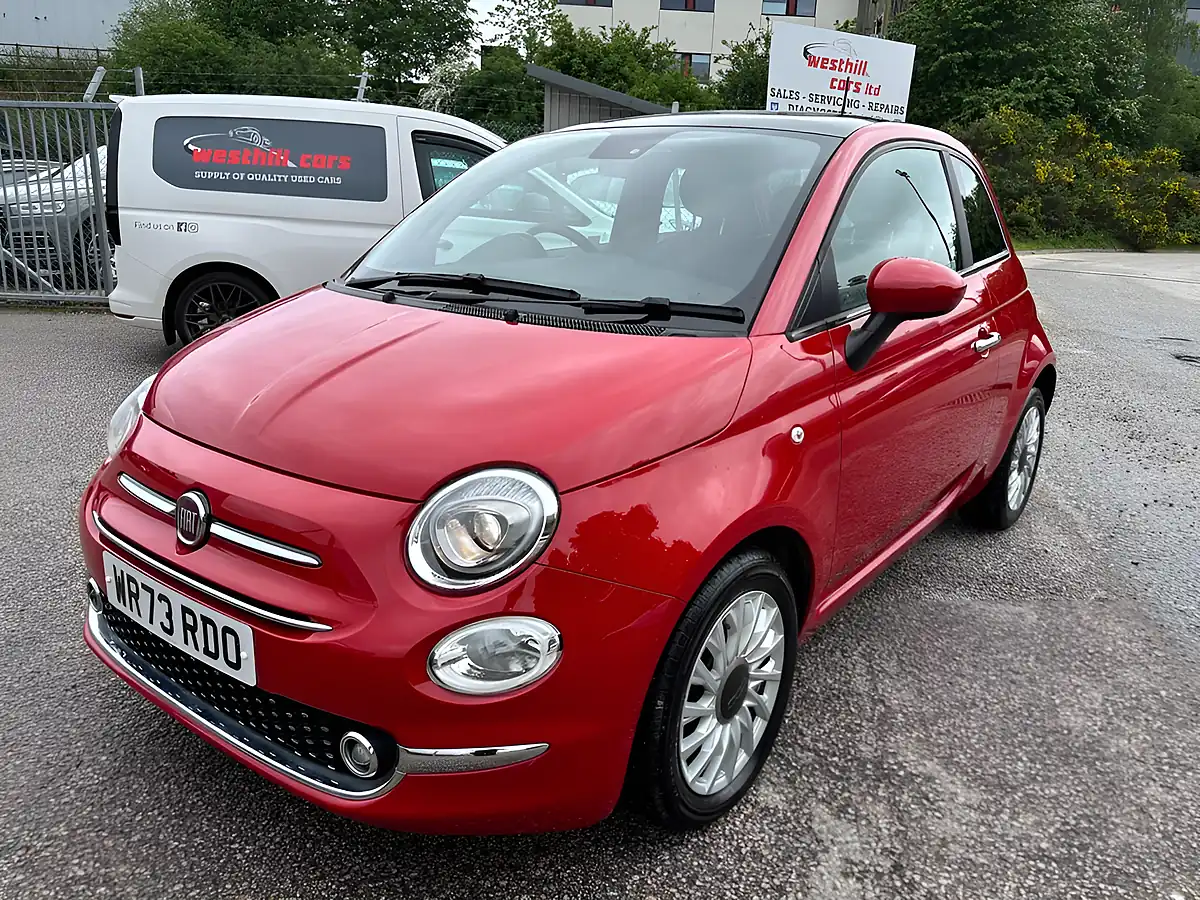 Used 2023 Fiat 500 Red - Interior and Exterior details 11