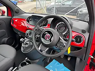 Used 2023 Fiat 500 Red - Interior and Exterior details 2