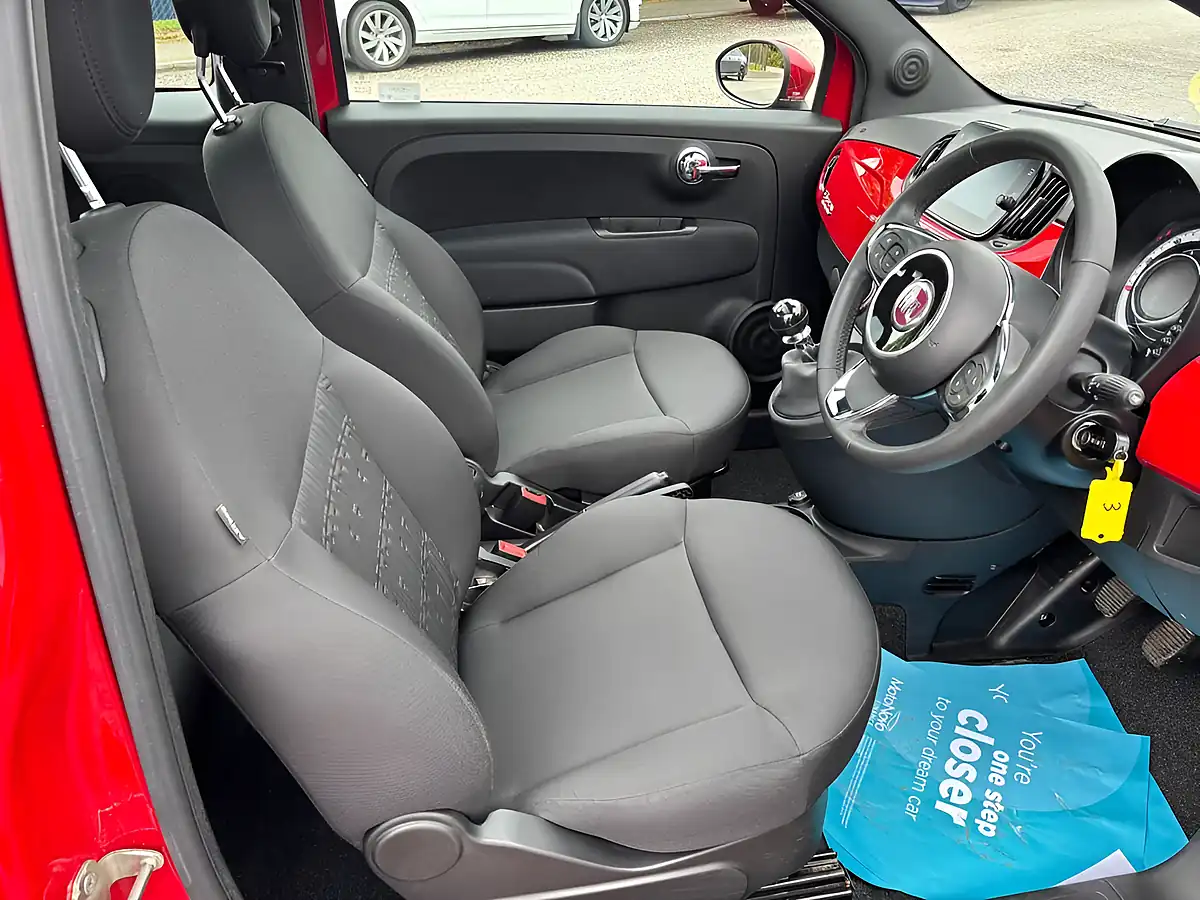Used 2023 Fiat 500 Red - Interior and Exterior details 3