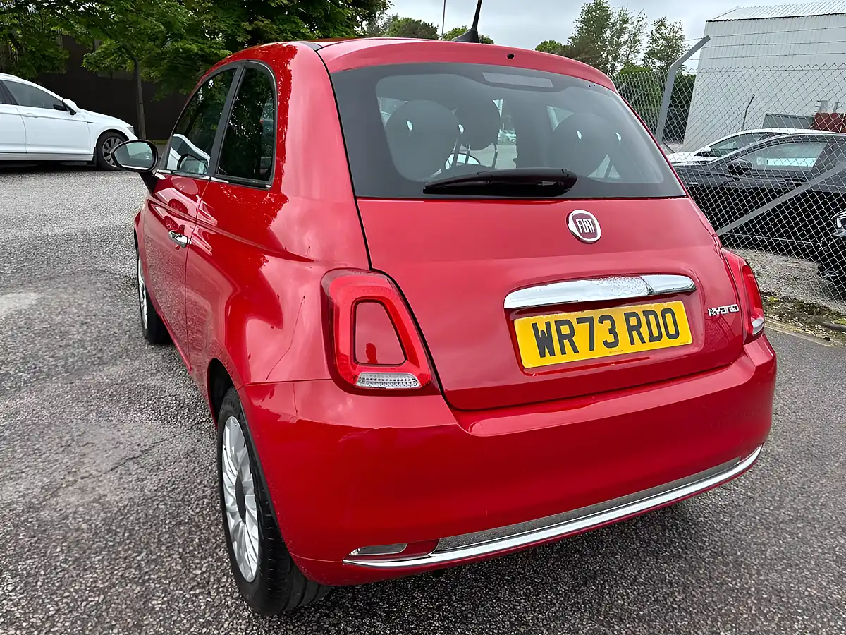 Used 2023 Fiat 500 Red - Interior and Exterior details 4