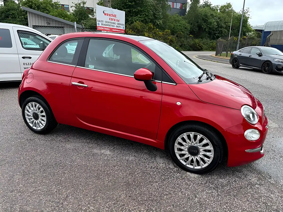 Used 2023 Fiat 500 Red - Interior and Exterior details 5