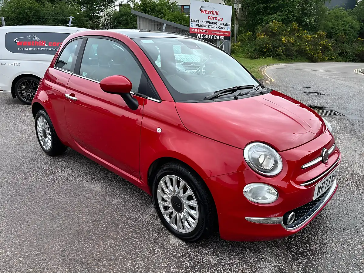 Used 2023 Fiat 500 Red - Interior and Exterior details 8
