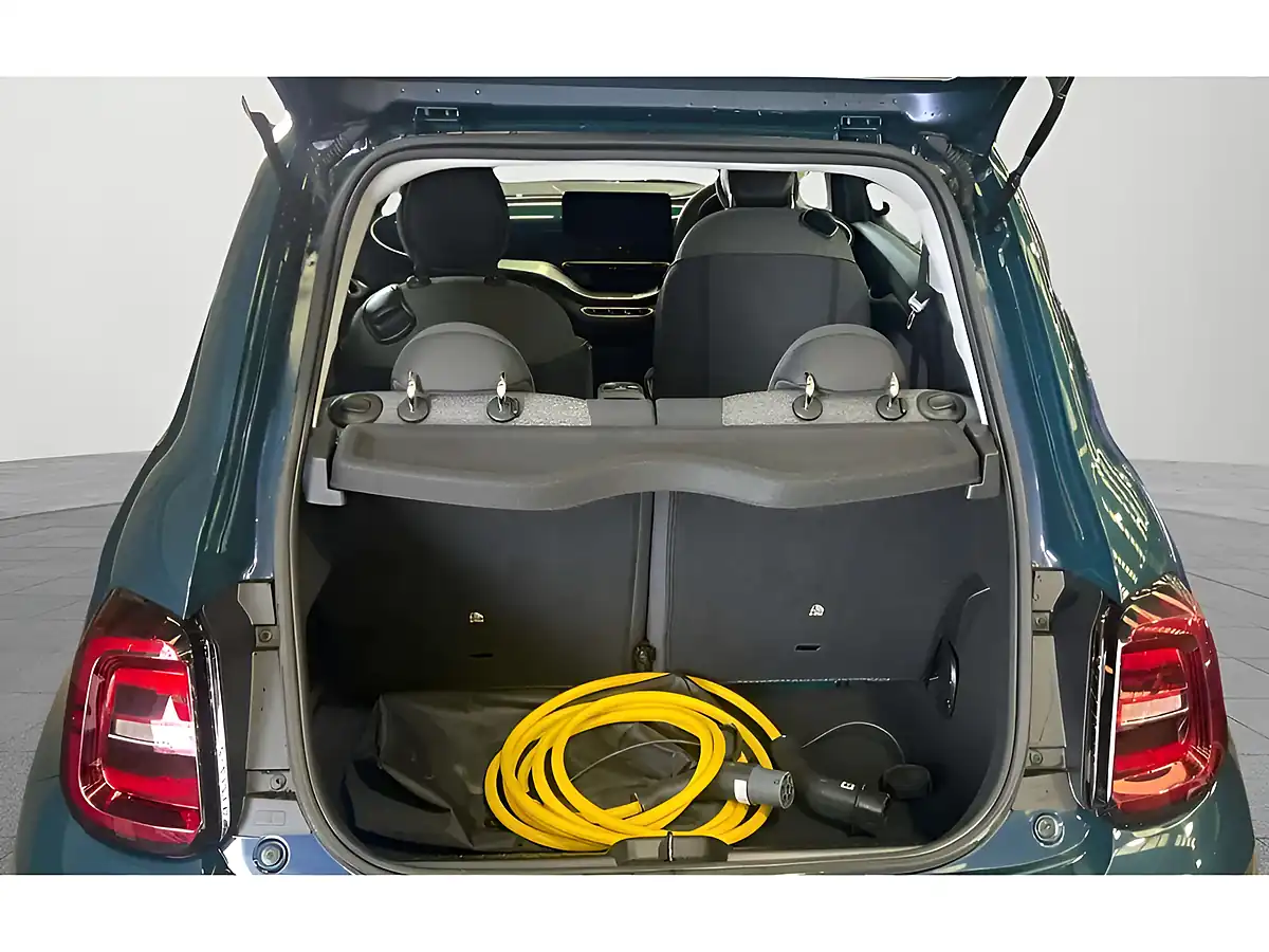 Used 2023 Fiat 500e Icon Green - Interior and Exterior details 12