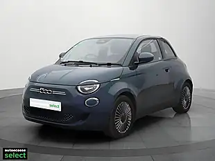 Used 2023 Fiat 500e Icon Green - Interior and Exterior details 2