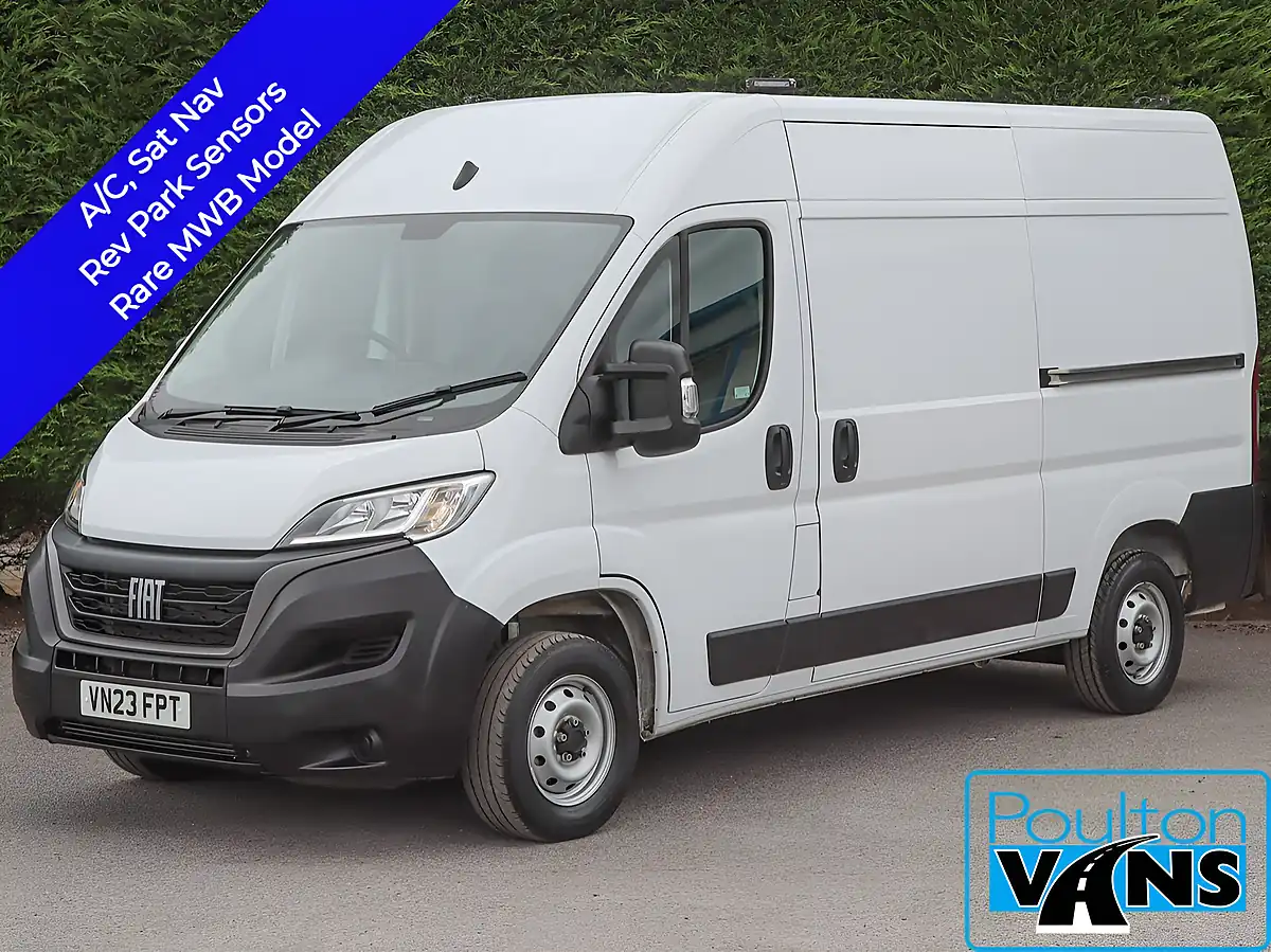 Used 2023 Fiat Ducato 35 Business Pro L2 H2 Mwb Ducato White - Front View