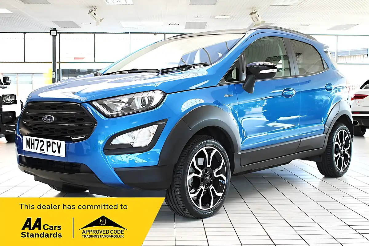 Used 2023 Ford Ecosport Active Desert Island Blue - Interior and Exterior details 2
