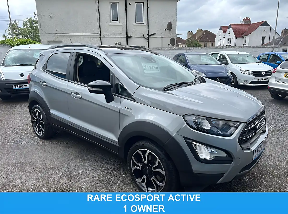 Used 2023 Ford Ecosport Active Silver - Front View