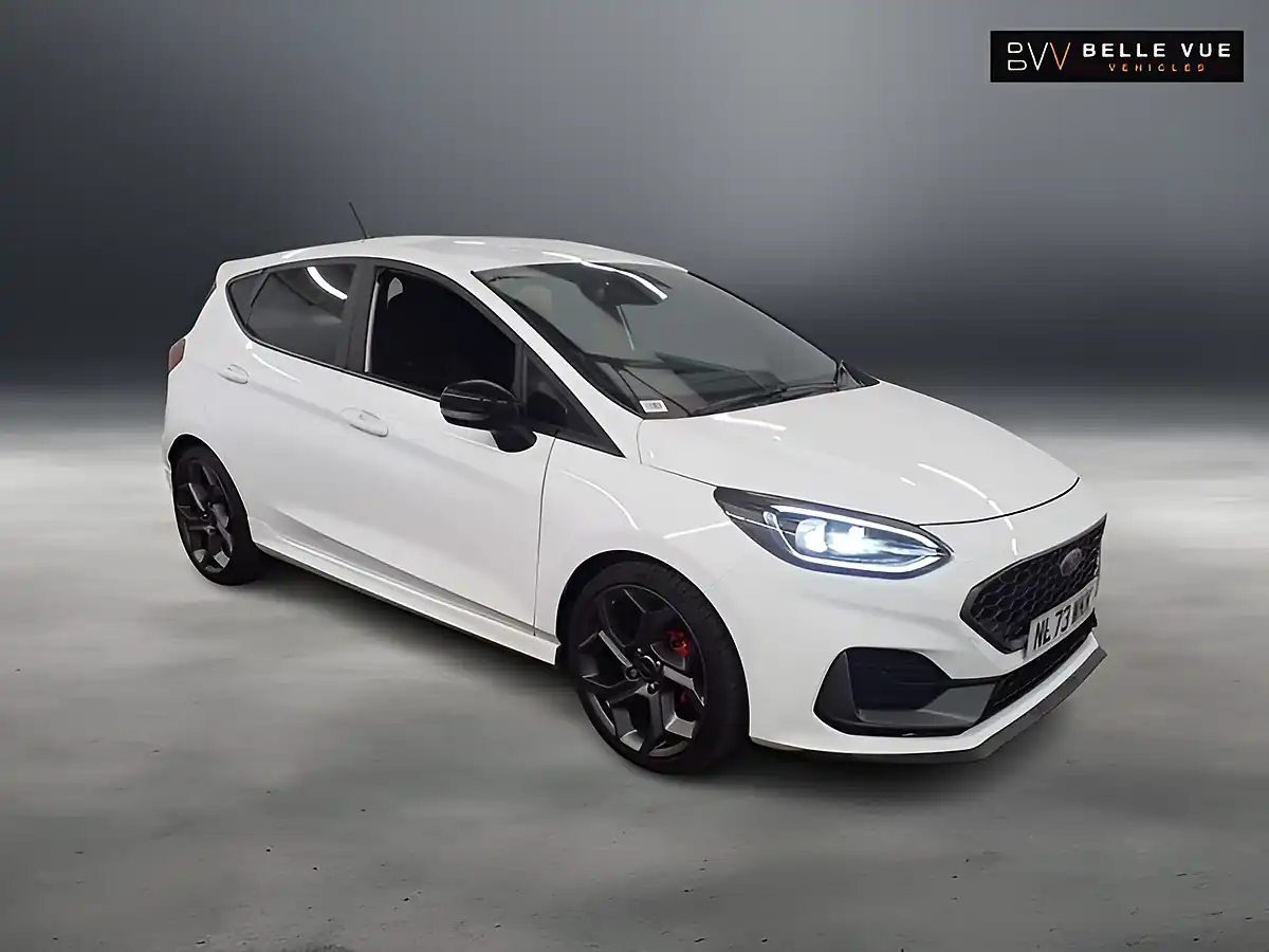 Used 2023 Ford Fiesta ST-3 Frozen White - Front View