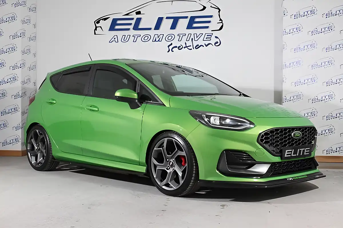Used 2023 Ford Fiesta ST-3 Mean Green - Front View