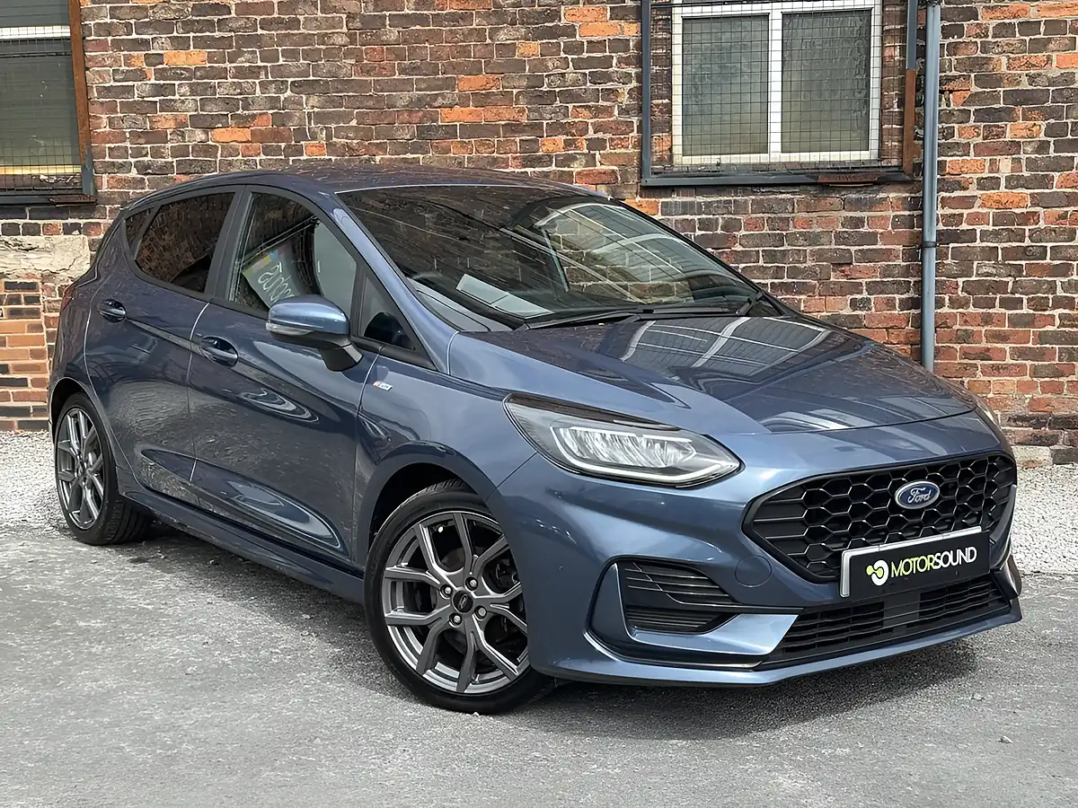 Used 2023 Ford Fiesta ST-Line Blue - Front View