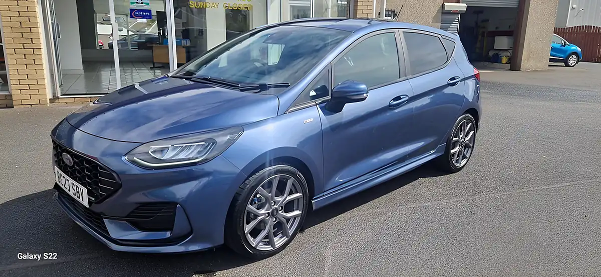 Used 2023 Ford Fiesta ST-Line Blue - Interior and Exterior details 11