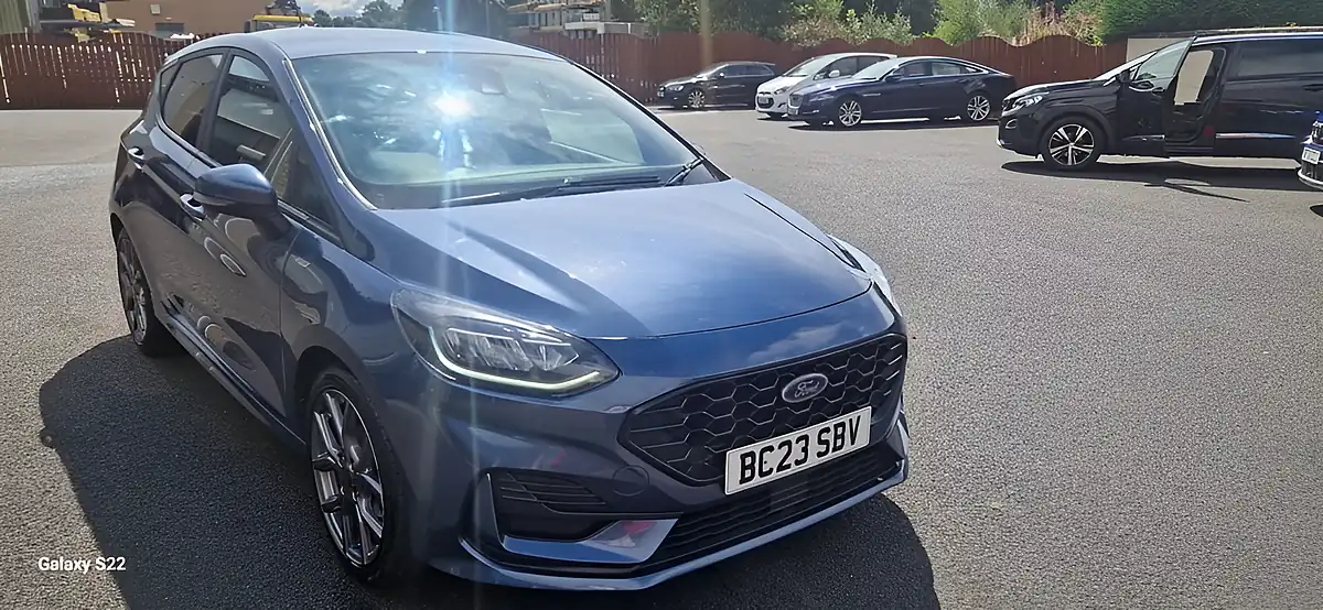 Used 2023 Ford Fiesta ST-Line Blue - Interior and Exterior details 3