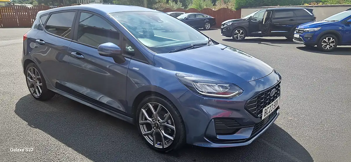 Used 2023 Ford Fiesta ST-Line Blue - Interior and Exterior details 6