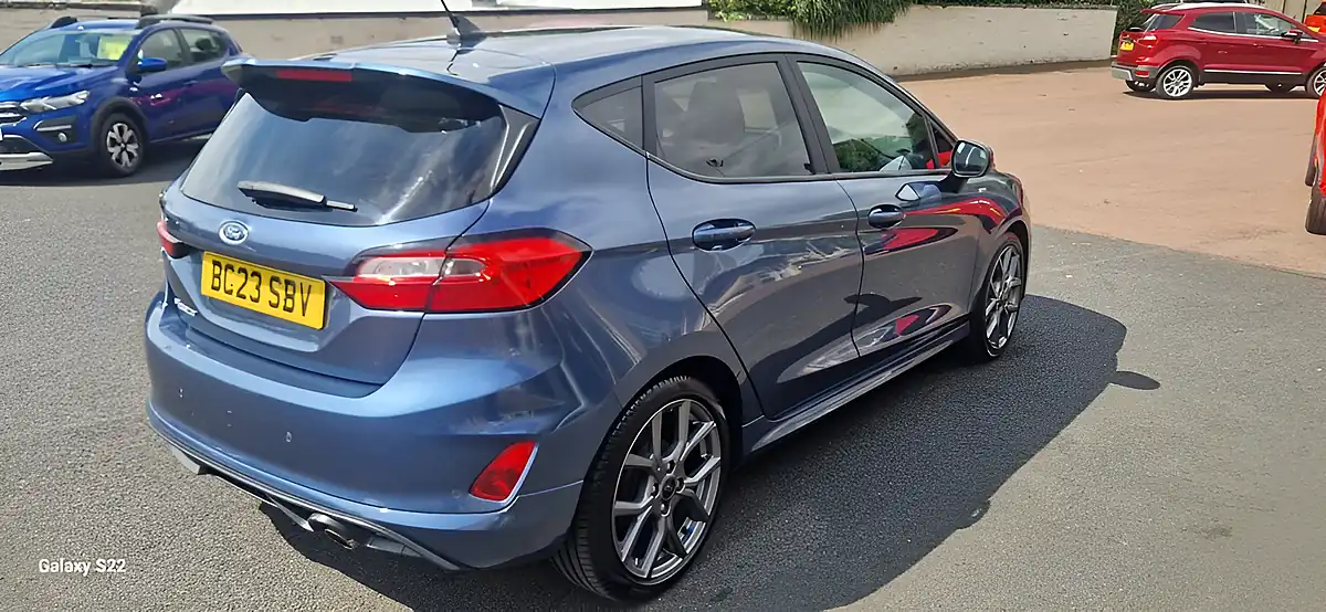 Used 2023 Ford Fiesta ST-Line Blue - Interior and Exterior details 8
