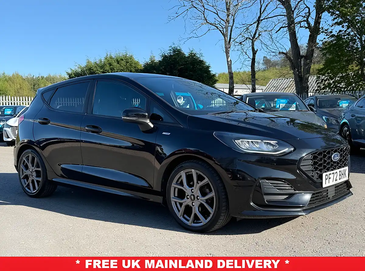 Used 2023 Ford Fiesta ST-Line Edition Agate Black - Front View