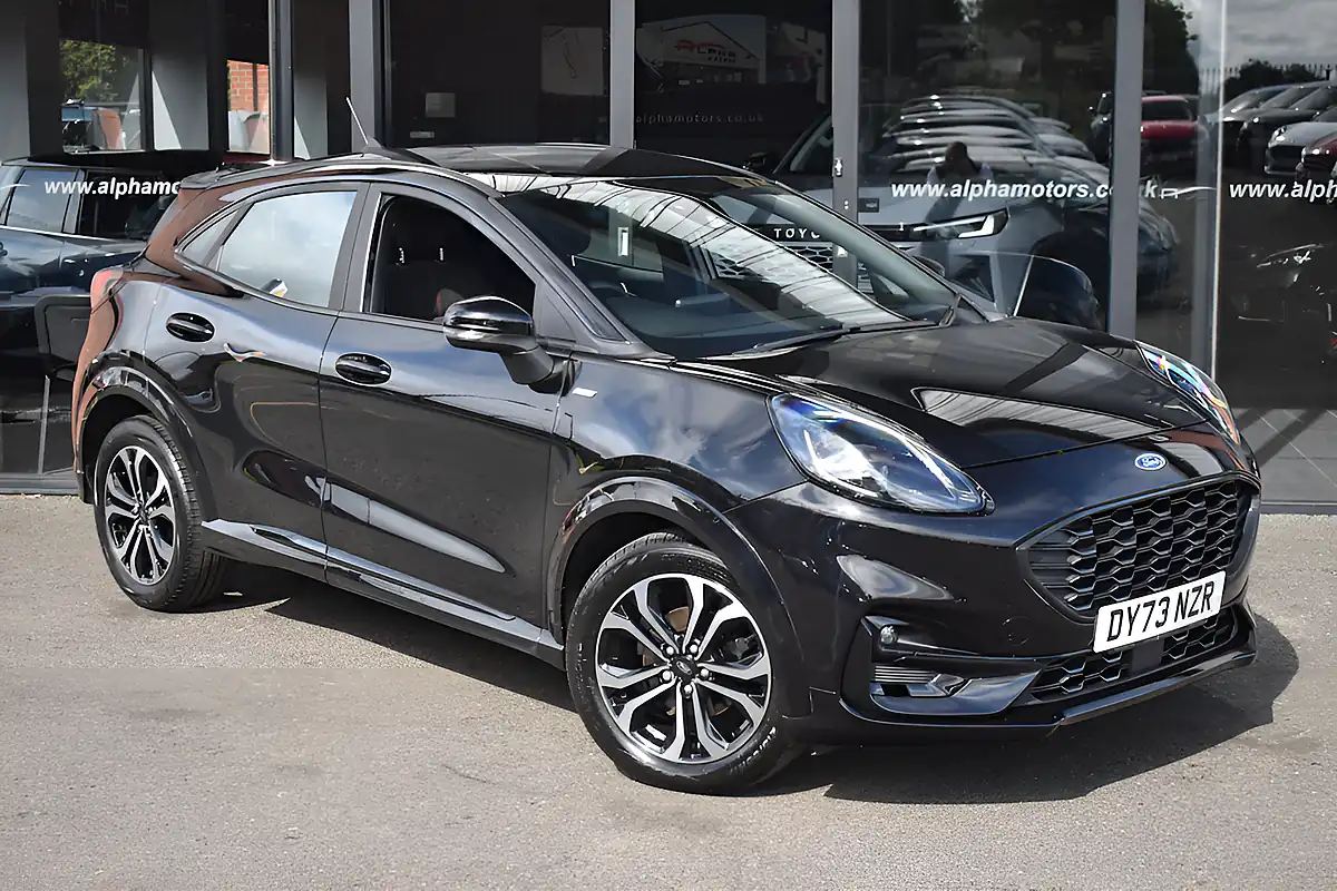 Used 2023 Ford Puma ST-Line Agate Black - Front View