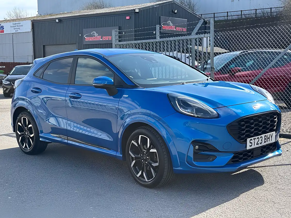 Used 2023 Ford Puma ST-Line X Desert Island Blue - Interior and Exterior details 3