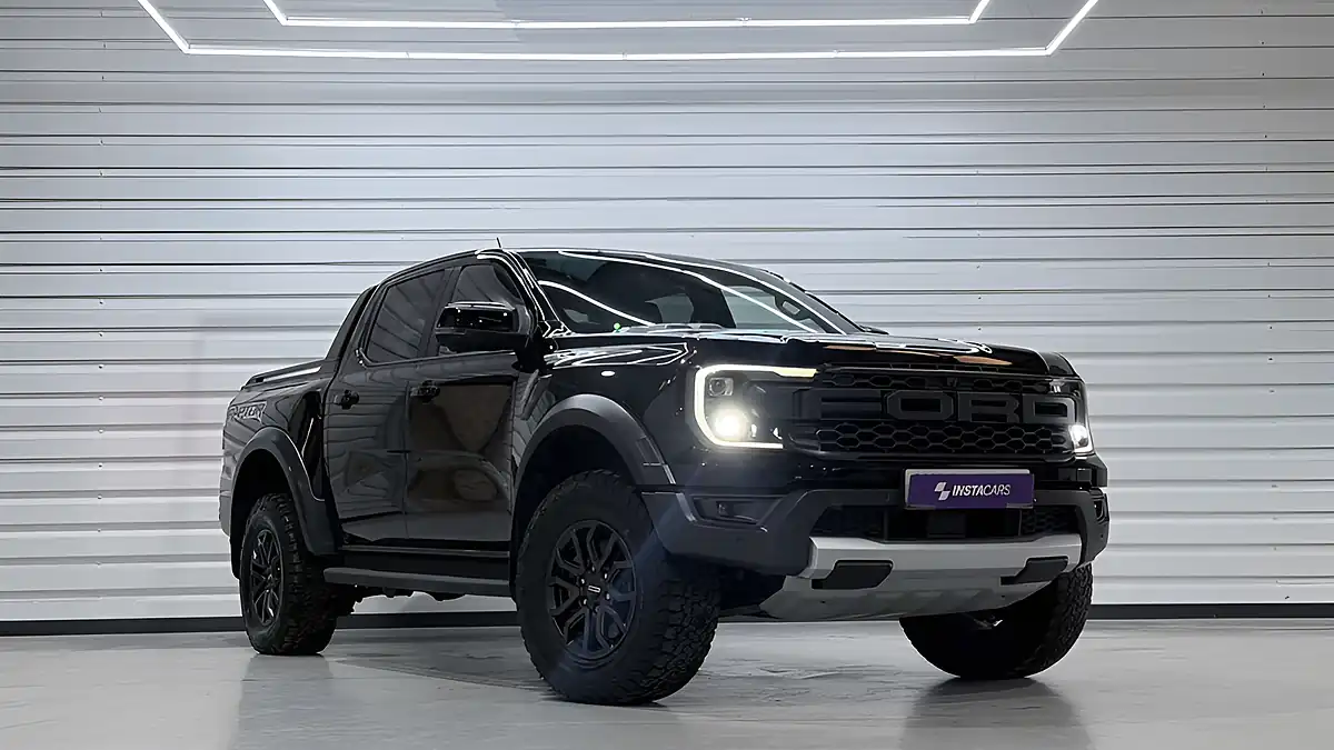 Used 2023 Ford Ranger Raptor Shadow Black (metallic Paint) - Front View