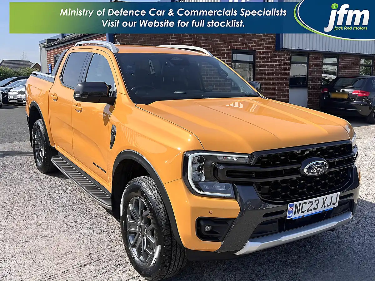Used 2023 Ford Ranger Wildtrak Cyber Orange Metallic - Front View