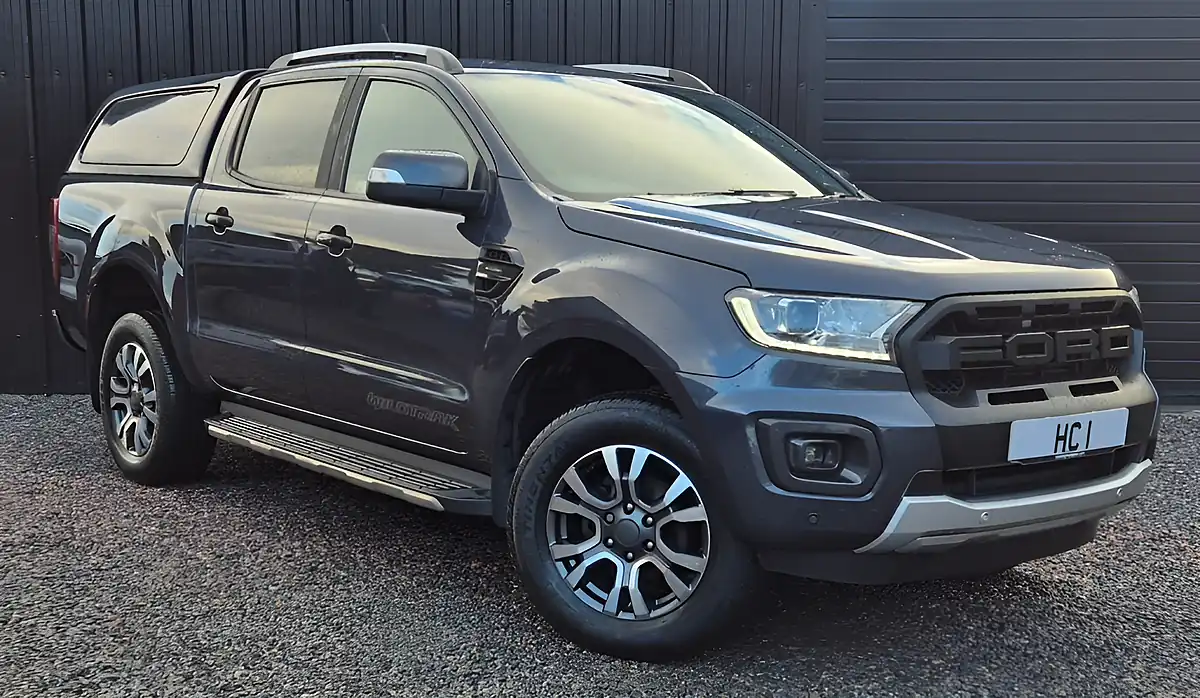 Used 2023 Ford Ranger Wildtrak Double Cab Grey - Front View
