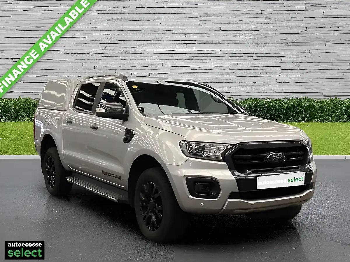 Used 2023 Ford Ranger Wildtrak Moondust Silver - Front View