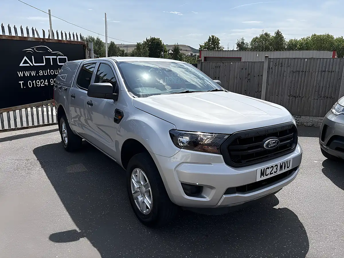 Used 2023 Ford Ranger Xl Moondust Silver - Front View