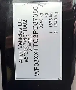 Used 2023 Ford Tourneo Custom Titanium Agate Black (metallic) - Interior and Exterior details 13
