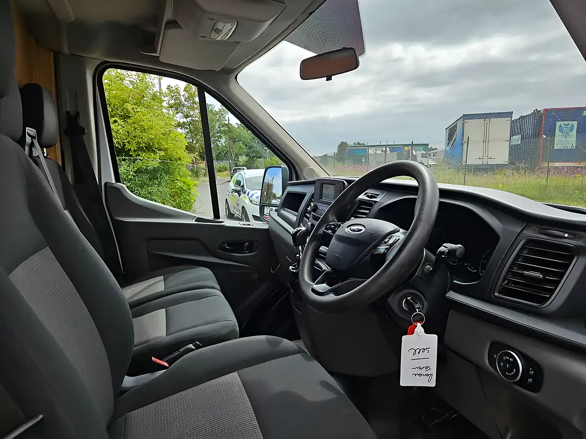 Used 2023 Ford Transit 350 Leader Crew Cab White - Interior and Exterior details 12