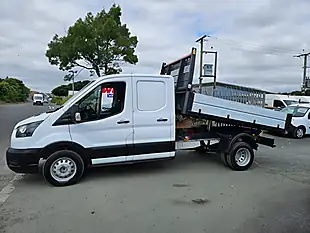 Used 2023 Ford Transit 350 Leader Crew Cab White - Interior and Exterior details 5