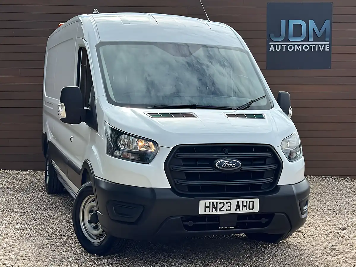 Used 2023 Ford Transit 350 Leader Frozen White - Front View