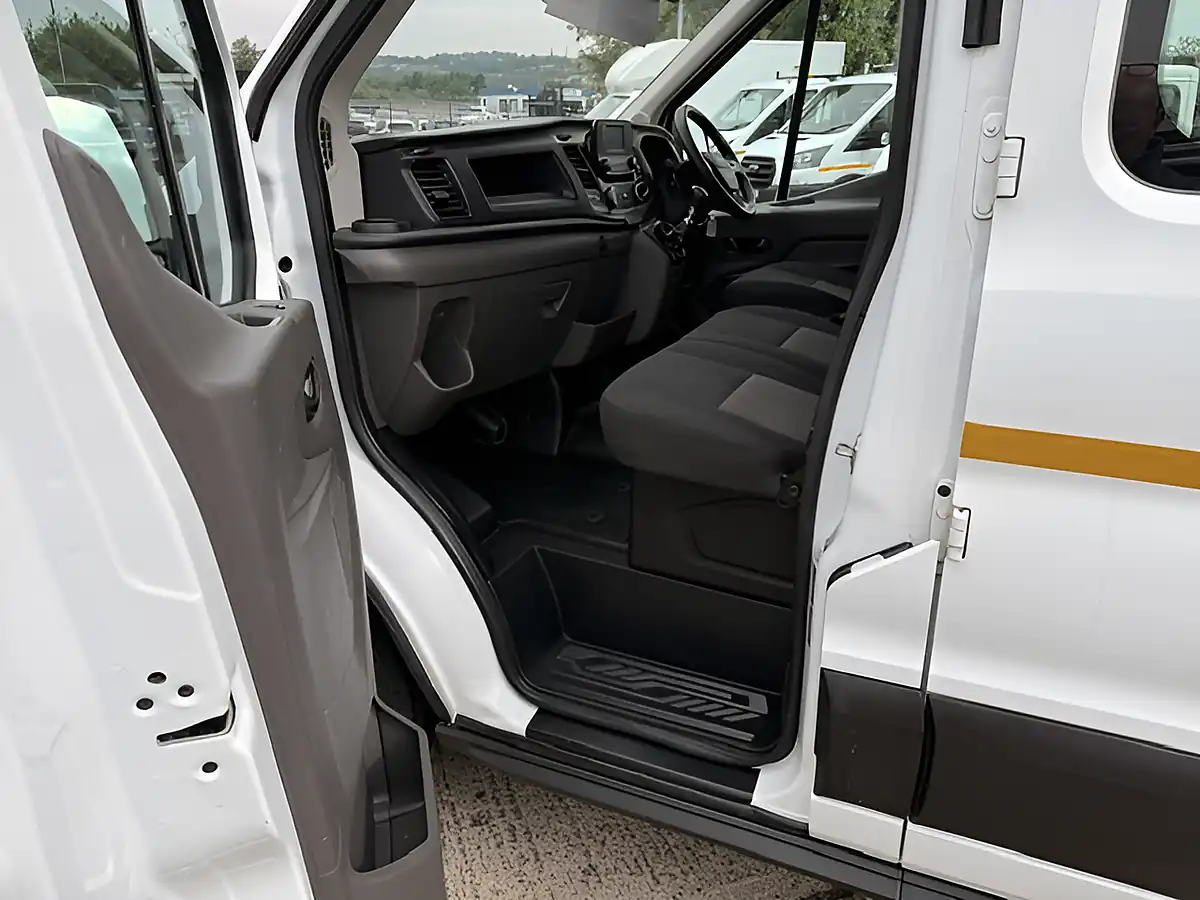 Used 2023 Ford Transit 350 Leader L3 Lwb Double Cab One Stop Tipper White - Interior and Exterior details 14