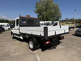 Used 2023 Ford Transit 350 Leader L3 Lwb Double Cab Tipper White - Interior and Exterior details 12