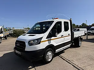Used 2023 Ford Transit 350 Leader L3 Lwb Double Cab Tipper White - Interior and Exterior details 13