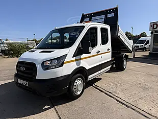Used 2023 Ford Transit 350 Leader L3 Lwb Double Cab Tipper White - Interior and Exterior details 7