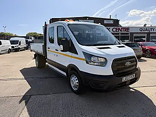 Used 2023 Ford Transit 350 Leader L3 Lwb Double Cab Tipper White - Interior and Exterior details 9