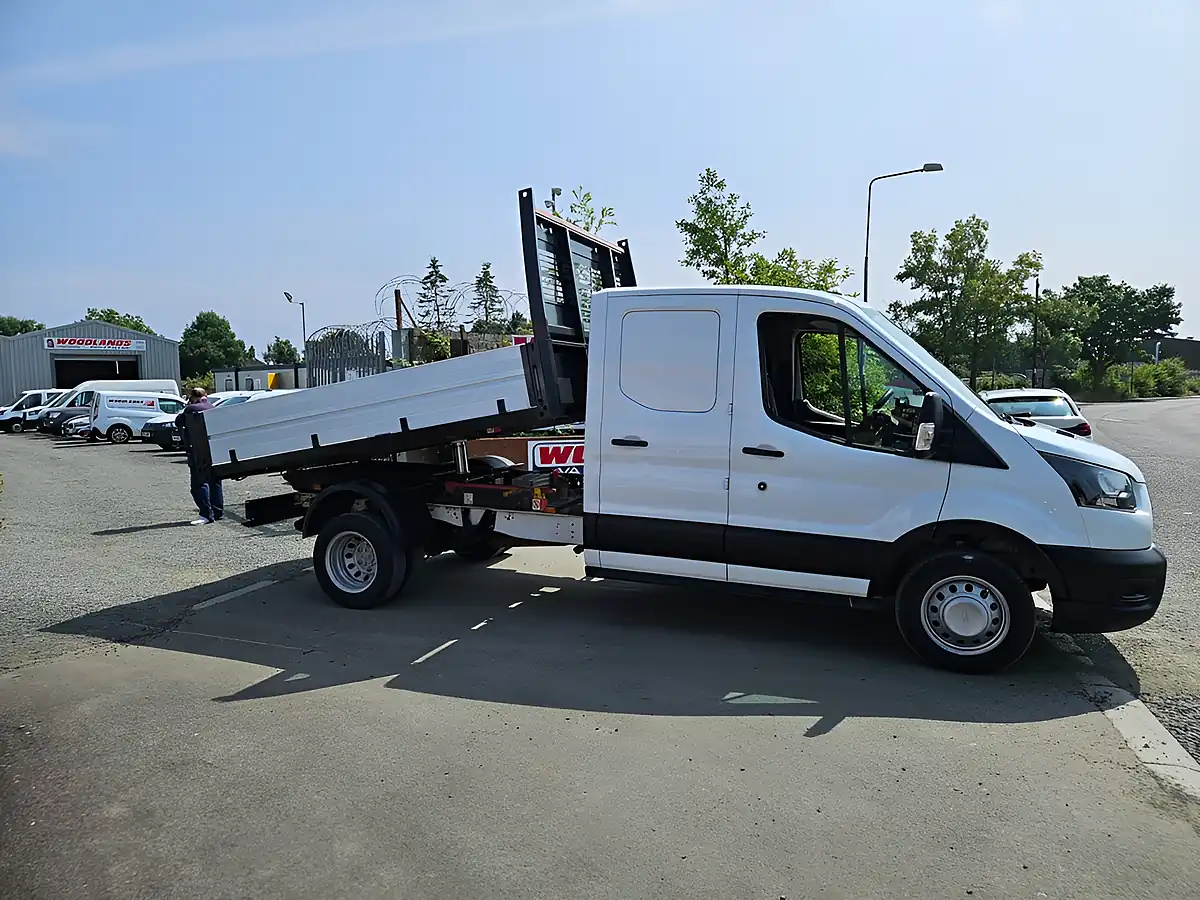 Used 2023 Ford Transit 350 Leader Lwb Crew Cab White - Interior and Exterior details 2