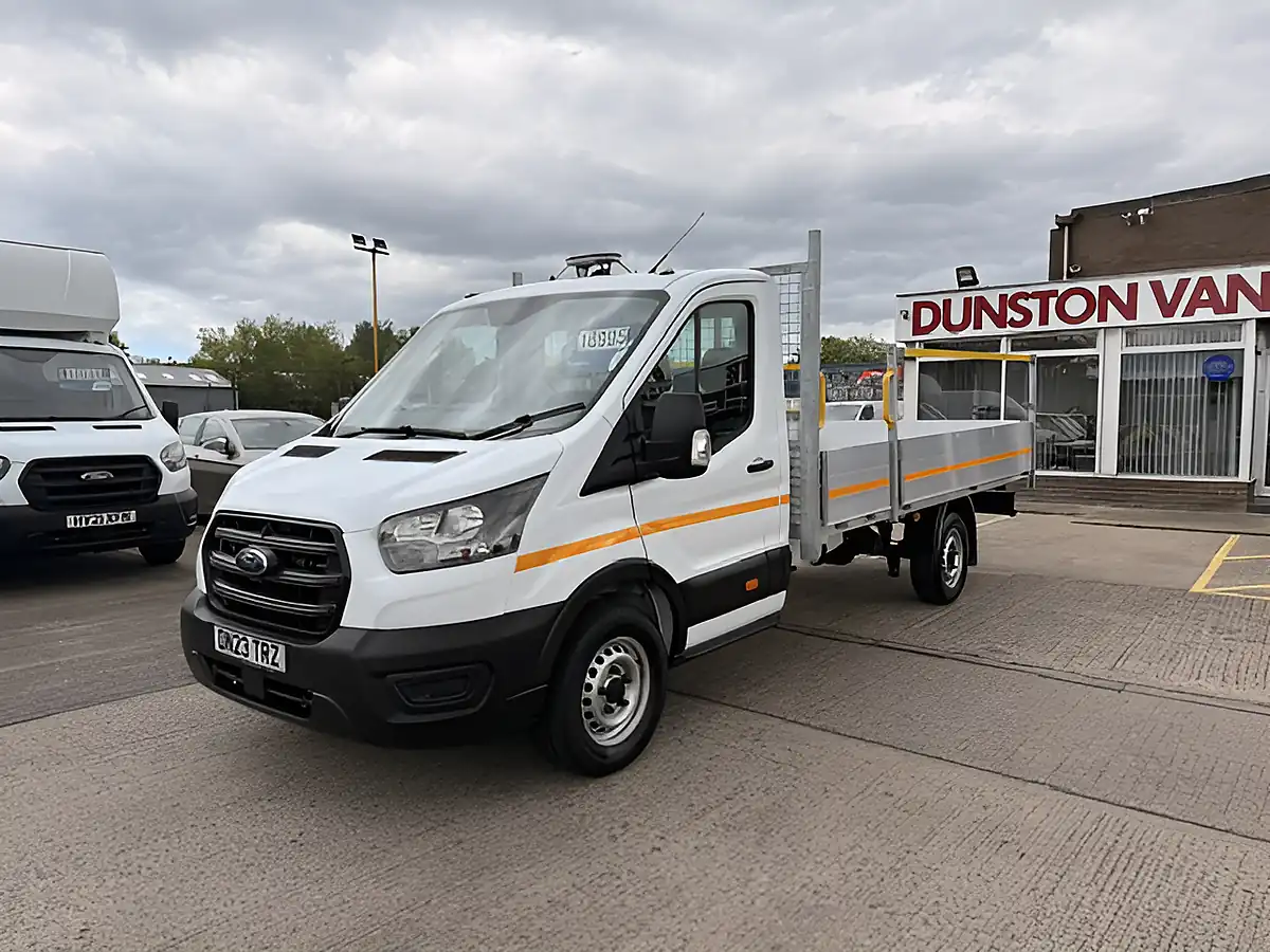 Used 2023 Ford Transit 350 Leader Lwb Dropside White - Interior and Exterior details 8