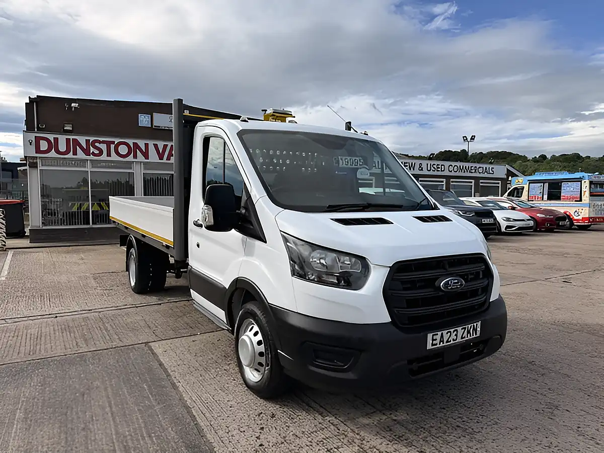 Used 2023 Ford Transit 350 Leader White - Front View
