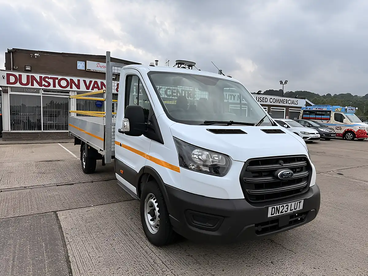 Used 2023 Ford Transit 350 Leader White - Front View