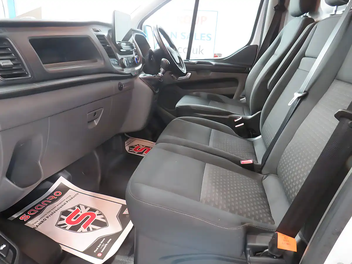 Used 2023 Ford Transit Custom 300 L2 H2 White - Interior and Exterior details 13