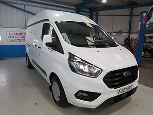 Used 2023 Ford Transit Custom 300 L2 H2 White - Interior and Exterior details 2