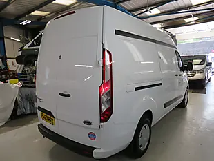 Used 2023 Ford Transit Custom 300 L2 H2 White - Interior and Exterior details 3