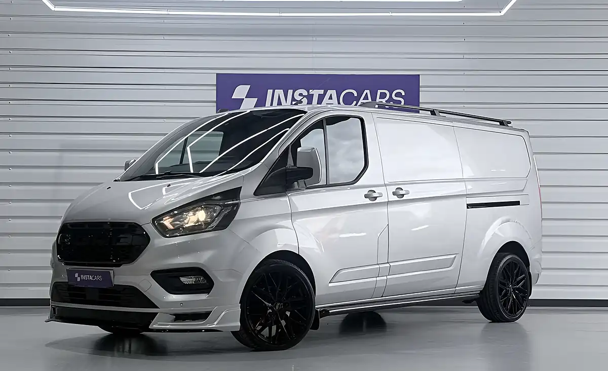 Used 2023 Ford Transit Custom 300 Limited Moondust Silver - Front View