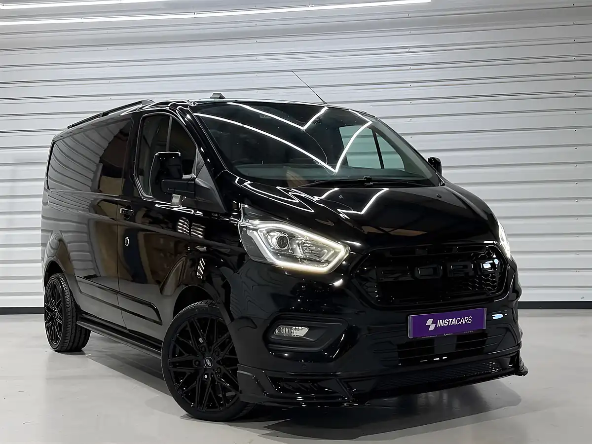 Used 2023 Ford Transit Custom 300 Limited Shadow Black (metallic Colour) - Front View
