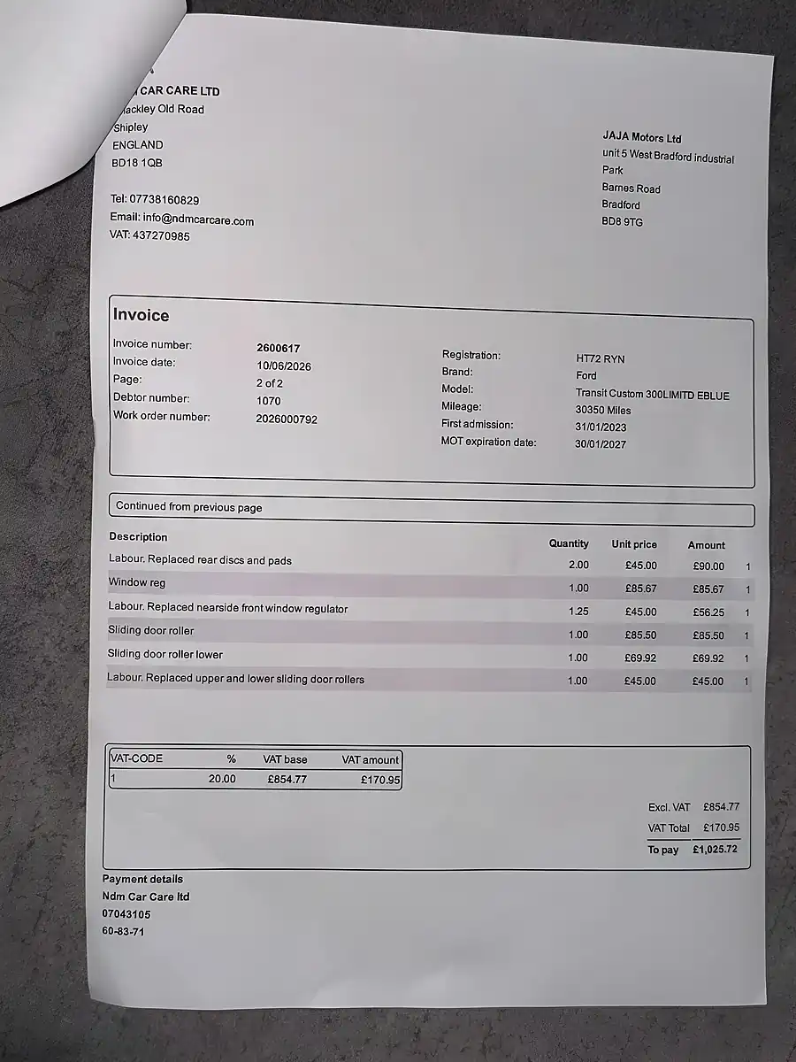 Used 2023 Ford Transit Custom Limited Edition Grey - Interior and Exterior details 9